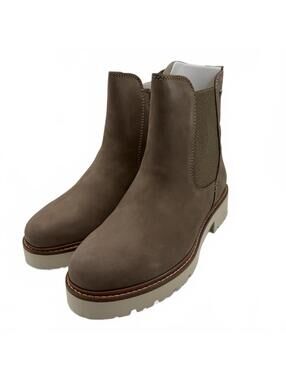 Samuel Hubbard Made in Portugal Van Ness Chelsea Boots Nubuck Size 7 Brown W1500